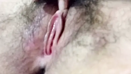 Sexy girl fingering thick long cock feeling