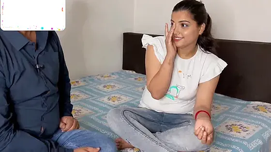 Indian Fastival Rakshabandhan Fucking step sister jeans and Top hindi viral video