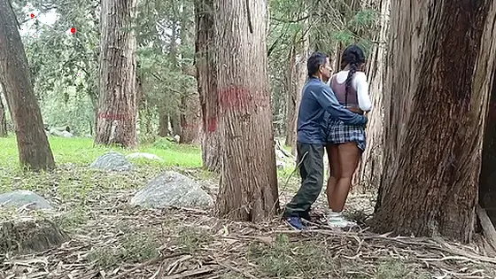 Old peasant fucks young college girl in the field