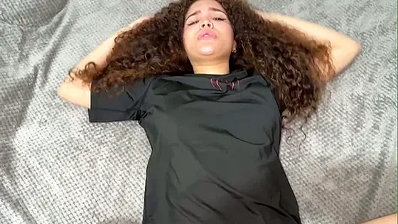 My sexy stepsister doesn't wear panties at home!