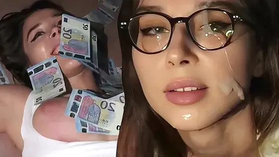 Desperate Student Attempts Crazy Cum Challenge